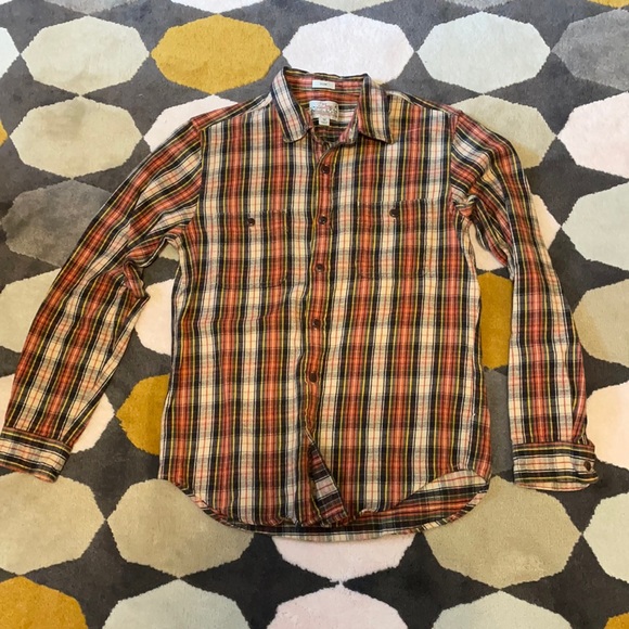 J Crew Slim brushed flannel